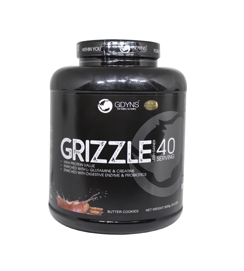 GDYNS GRIZZLE LEAN GAINER -3000g (6.6LBS) 